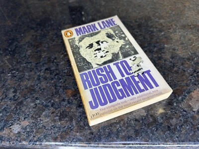Rush to Judgment (UK Edition, 1967) Mark Lane JFK Assassination — 第 1/4 张图片