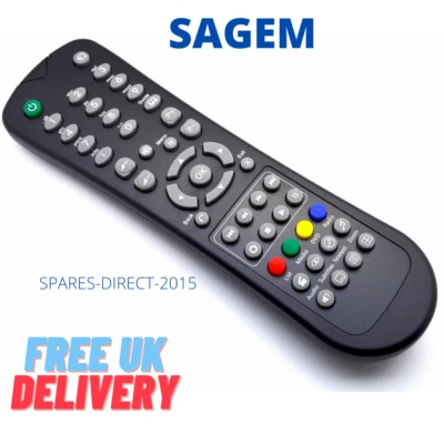 Nuevo mando a distancia Sagem para Freesat HD DTR67320T DTR67320 Foto 1 de 4