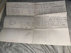 Antique 1867 Dividend Interest Receipt Continental Insurance Buffalo NY Agency