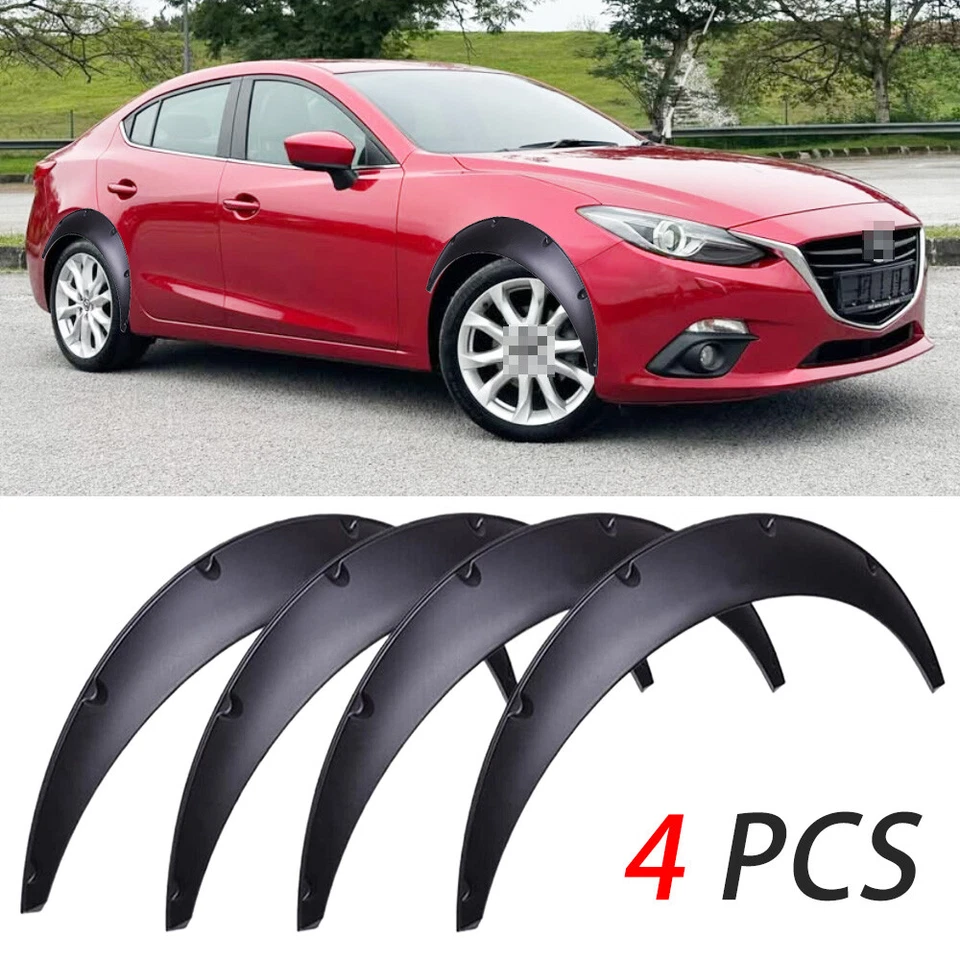 Arcos de rueda extra anchos para guardabarros 900 mm 4,5" para Mazda Mazda6 Mazda3 4 piezas Foto 1 de 4