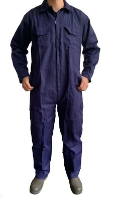 MULTI- LOT Mens Work Overalls Boilersuit Navy Warehouse Students workerwear suit - Image 1 of 4