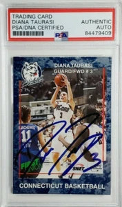 2000 Connecticut Diana Taurasi signed Rookie Card Autograph RC PSA GOAT UCONN - Bild 1 von 2
