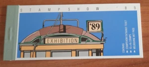 1989 Australian Decimals - Stampshow '89 Trams - MNH Booklet with Met Pass - Bild 1 von 6