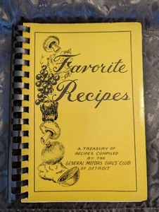 Vintage Kochbuch Lieblingsrezepte - General Motors Girls Club of Detroit 1974-75 - Bild 1 von 9