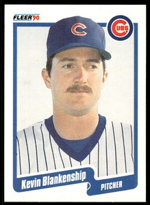 1990 Fleer Kevin Blankenship Chicago Cubs #28