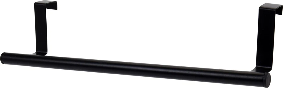 Handtuchhalter Schwarz - 36 cm Halter für Geschirrtuch Handtuch Spüllappenhalter - Bild 1 von 1