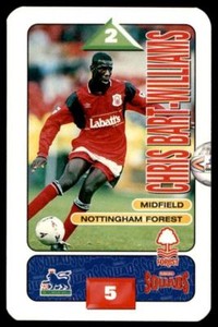 Subbuteo Squads 1995-1996 Chris Bart-Williams (Nottingham Forest) No. 200