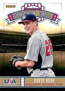 David Berg #1 2013 Panini USA Box Set Curtain Call