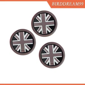 Se adapta a Cooper JCW R55 R56 R57 R58 3 piezas Union Jack antideslizante portavasos alfombrilla - Imagen 1 de 8