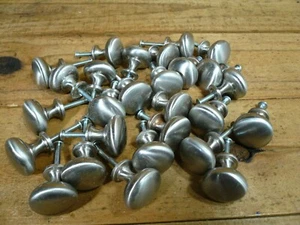 27 Solid Satin Brushed Nickel Drawer / Cabinet Pulls / Knobs   - Picture 1 of 2