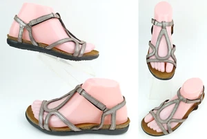 Naot Dorith Sandal Silver Threads Leather EU 37 US 6 MINT CONDITION! - Picture 1 of 10