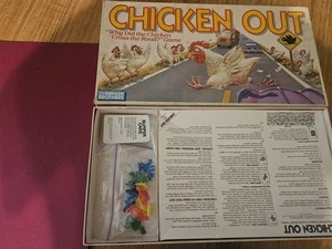Juego de mesa vintage Chicken Out Parker Bros 1988 100% completo - Imagen 1 de 3