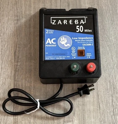 Controlador de baja impedancia alimentado por CA Zareba 50 millas probado en funcionamiento ver video Foto 1 de 4