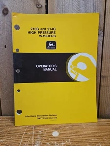 John Deere Manuale Operazioni 210G & 214G Idropulitrici OMTY21585 - Foto 1 di 6