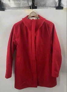 Pendleton Womens Red Long Sleeve Casual Full-Zip Overcoat Size Medium - Picture 1 of 6
