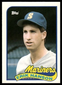 1989 Topps Traded #45T Erik Hanson - Picture 1 of 2
