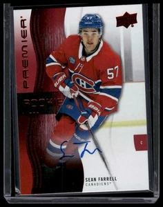 2023-24 Upper Deck Premier #131 Sean Farrell Auto - Picture 1 of 2