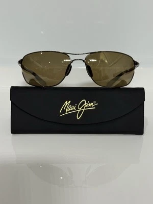 Maui Jim Kahului Harbor MJ325-23 Brown Wraparound Polarized Sunglasses - Image 1 of 4