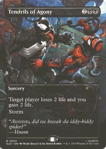 MTG Tendrils of Agony (2003) *Non-Foil* Full Color Secret Lair: Venom MT/NM - Picture 1 of 2