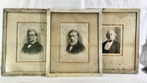 Gerahmte Fotografien Herbert Spencer, John Tyndall, Thomas Huxley um 1800 insgesamt 3 - Bild 1 von 5