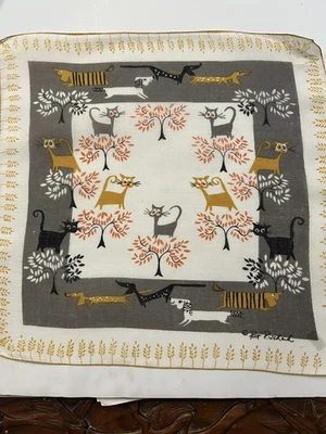 Cats And Dogs By Pat Prichard Hankie - Image 1 of 4