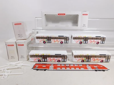 4x wiking H0 1:87 City Bus MB O 405:702 01+ 702 01 32 VG Mint + Box #CY624-0, 5 - Image 1 of 4