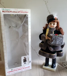 Telco Christmas Animated Display Figure Girl Worlds Best Selling Animations 1995 - Picture 1 of 11