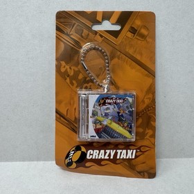 Crazy Taxi Keychain SEGA Dreamcast Limited Run Games *BOX DAMAGE*