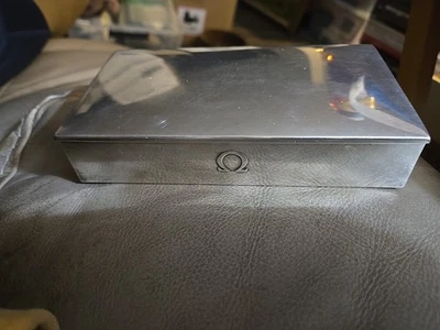 Caja Reloj Omega, Plata de Ley 800, Vintage Años 50   Foto 1 de 4