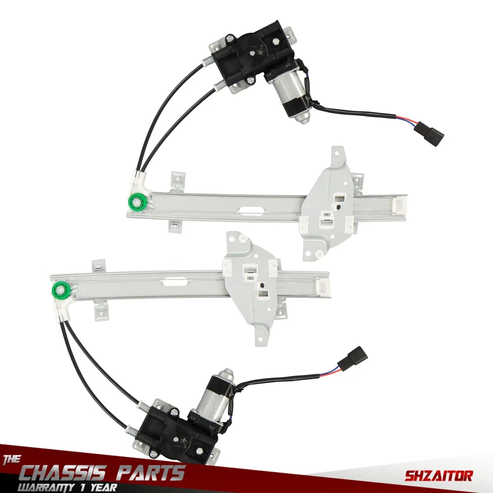 Rear Left Right Pair Power Window Regulator w/ Motor For Buick Century Regal - Image 1 of 4