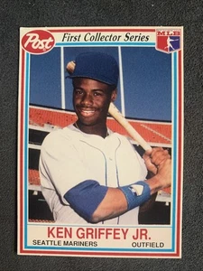 1990 Post Cereal Ken Griffey Jr First Collectors Series 23/30 Seattle Mariners - Picture 1 of 2