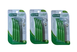 GUM Proxabrush Go-Betweens Angle Cleaners Dental Tight Sunstar 3 x 4 Packs - Picture 1 of 4