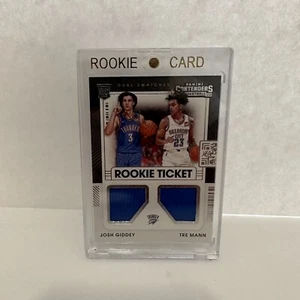 Josh Giddey Tre Man 2021-22 Panini Contenders - Doble Muestras Boleto de Novato RC - Imagen 1 de 5