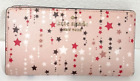 Kate Spade Stacey Twinkle Star Print Pink Multi Card Wallet Good Condition