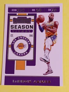LeBron James 2019-20 Panini Contenders Season Ticket #70 Los Angeles Lakers King - Picture 1 of 4