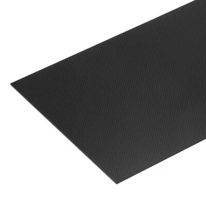 1 Pcs Carbon Fiber Sheet 400x250x3mm Glossy Surface Plain Weave Panel Sheet - Picture 1 of 6