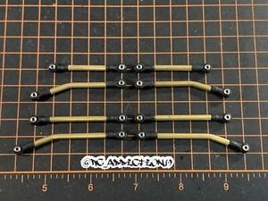 SCX24 High Clearance Links Brass Lowers & Uppers 8 Links Fits C10 Jeep Bronco - Picture 1 of 12