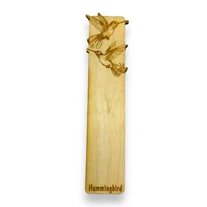 Bookmark - Hummingbird - Birch wood - Imagen 1 de 5