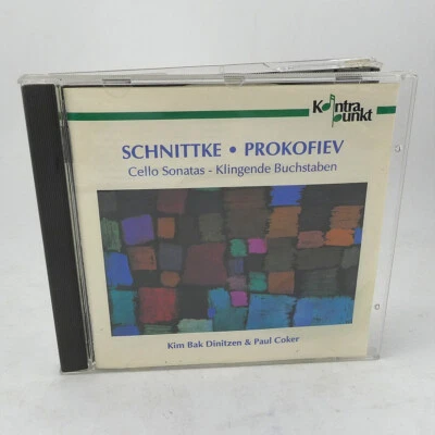 CD 1993 Alfred Schnittke, Sergei Prokofiev – Cello Sonatas - Dinitzen / Coker - Bild 1 von 4