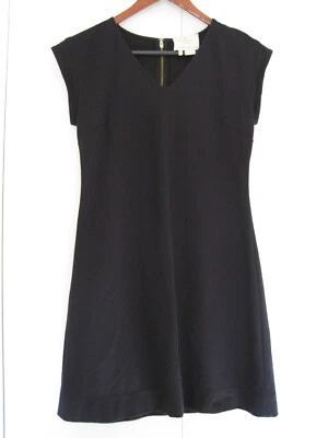 Vestido KATE SPADE Pequeño Negro Elastizado Ponte Línea A Dorado Herrajes Para Mujer Talla 00 Foto 1 de 4