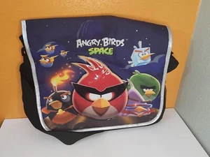 NUEVO CON ETIQUETAS 2009-2012 Angry Birds Espacio Negro Mensajero Bandolera Bolso Mochila ¡NUEVO! - Imagen 1 de 8