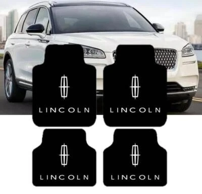 4Pcs Fit For Lincoln All Models Car Floor Mats Universal Auto Carpets Liner Rugs - Image 1 of 3