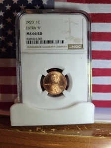 2023 Extra "V" ""2026 Red Book Estimates Only 3.000 Mint"" *MS 66 Red* ErRoR - Bild 1 von 5
