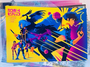 SDCC 2023 Mondo - Cowboy Bebop - Tom Whalen - Variante 24x36/140 IN DER HAND!! - Bild 1 von 1