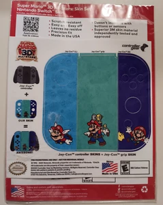 Switch Joy Con Skins ~ Super Mario 3D All Stars ~ Pre-order Bonus - Picture 1 of 1
