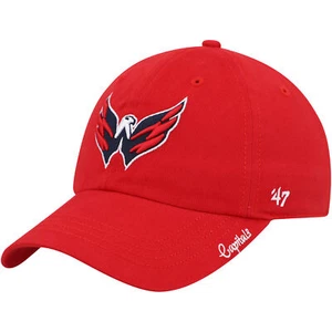 Women's '47 Red Washington Capitals Team Miata Clean Up Adjustable Hat - Picture 1 of 4
