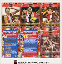 2006 AFL Teamcoach Trading Cards How To Play Team set St. Kilda (10)
