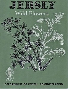 Jersey 1972 Wild Flowers. Mint Presentation pack - Picture 1 of 3