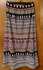 $32 Rare Editions girl's multi stripe aztec skirt size 8 - Picture 1 of 4