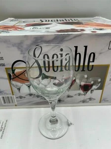 12) LIBBEY SOCIABLE GLASSES -- 10.75 OZ -- CLEAR - Picture 1 of 4